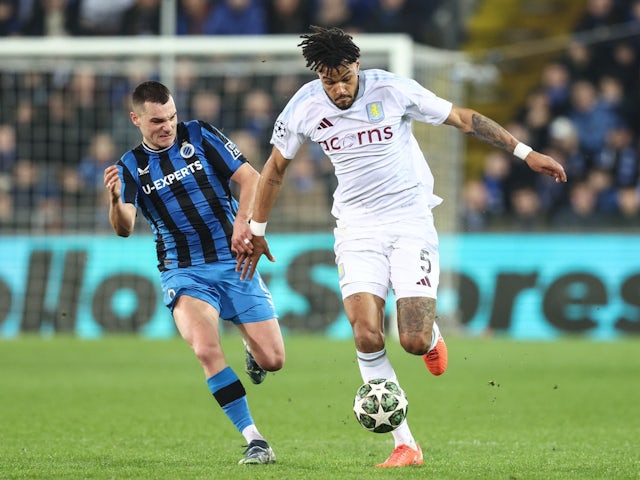 Tyrone Mings of Aston Villa in action on March 4, 2025