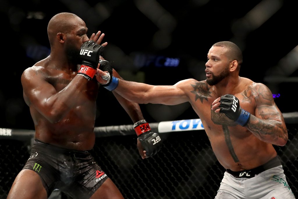 Thiago Santos lost to Jon Jones at UFC 239