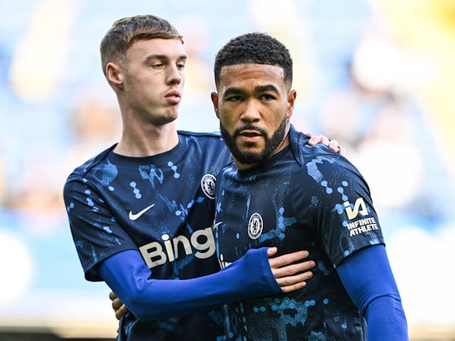 Chelsea's Cole Palmer and Reece James pictured on October 27, 2024