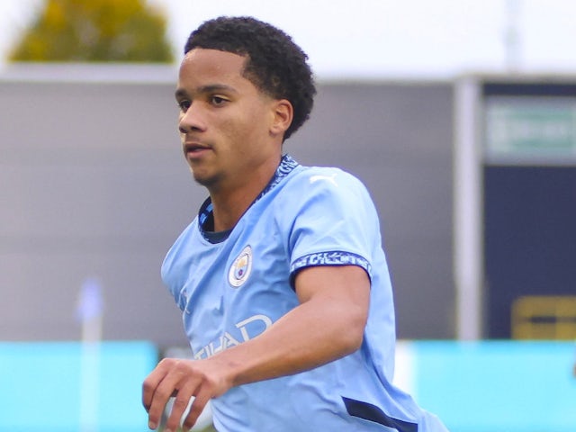 Manchester City's Divine Mukasa on October 22, 2024