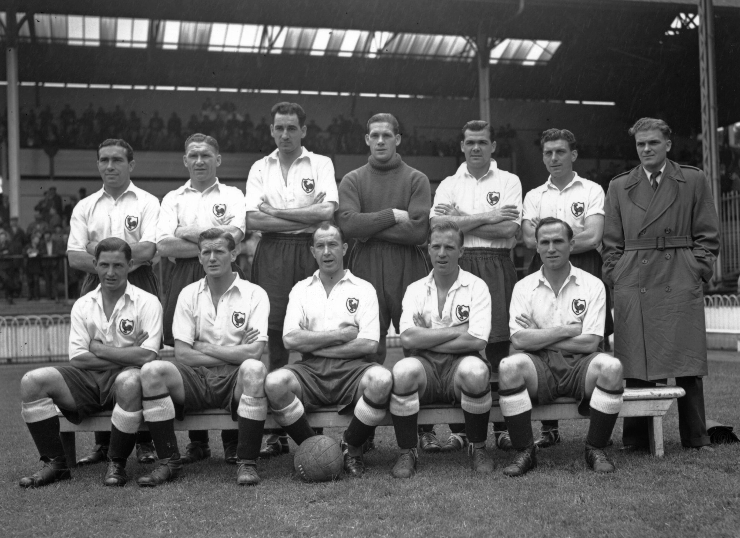 Tottenham Hotspur, 1950/51 First Division champions, pictured in August 1951.