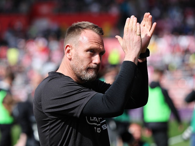 Southampton interim manager Simon Rusk on April 12, 2025