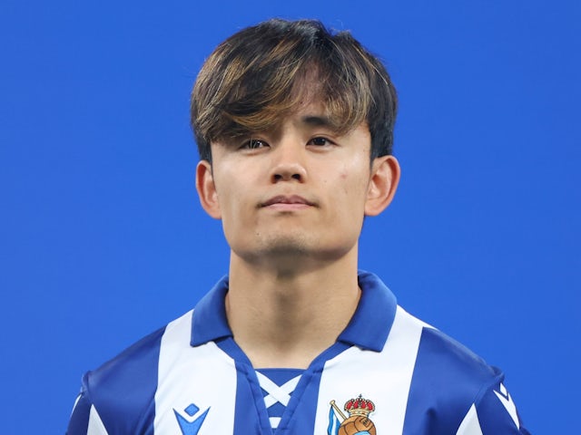 Real Sociedad's Takefusa Kubo on May 29, 2024