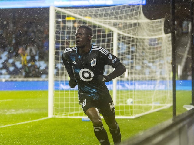 Tani Oluwaseyi of Minnesota United pictured on March 29, 2025