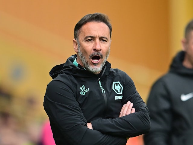 Wolverhampton Wanderers manager Vitor Pereira on April 13, 2025