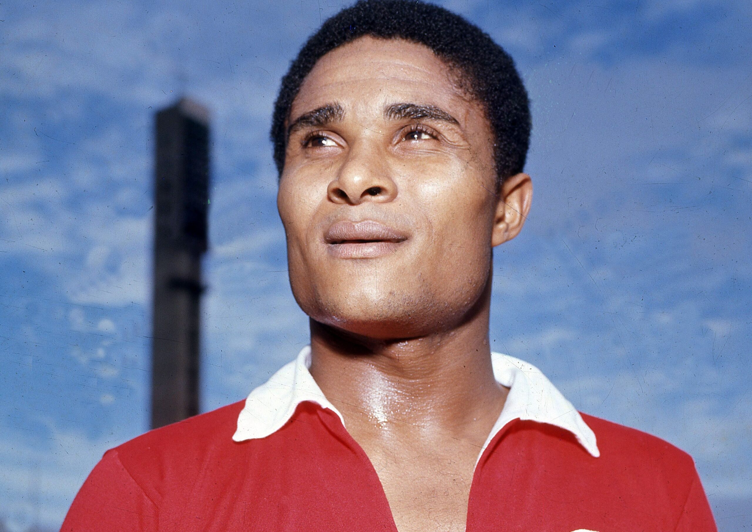 Eusebio pictured at Benfica in 1970.