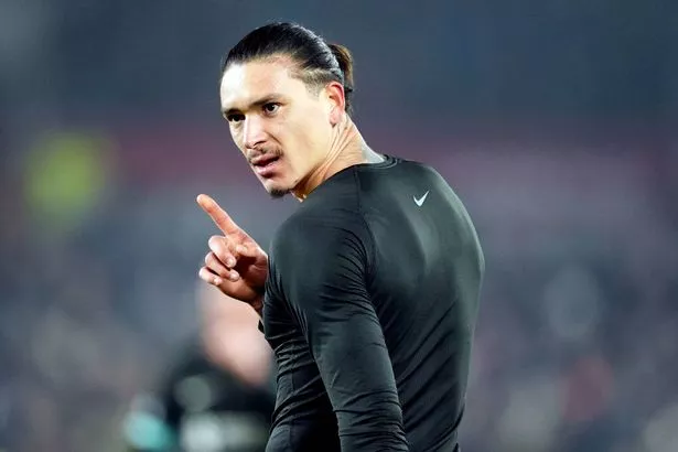 Darwin Nunez pictured in January 2025
