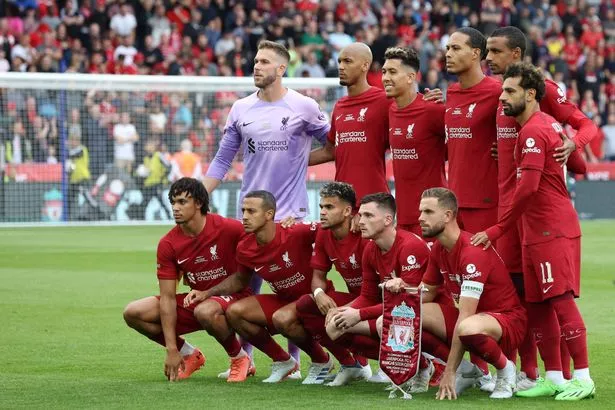 Liverpool line up July 2022