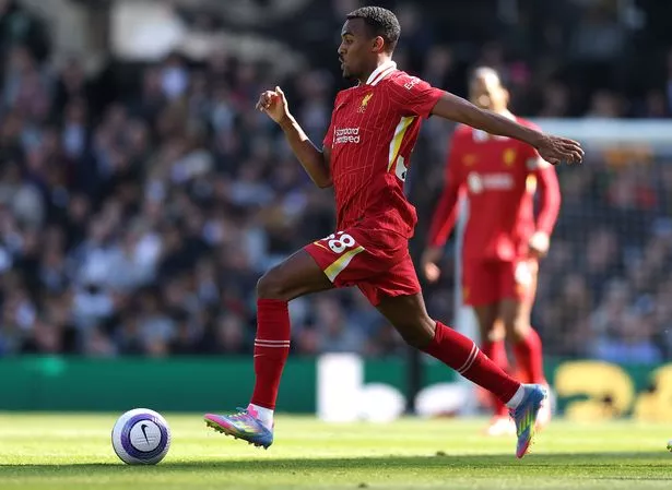 Liverpool midfielder Ryan Gravenberch.
