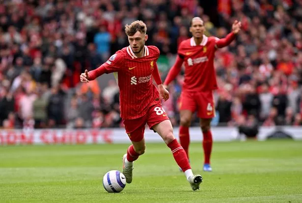 Conor Bradley on the ball