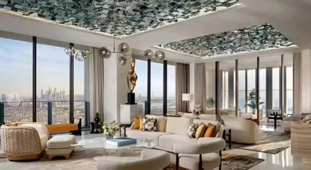 A plush suite at Atlantis The Royal hotel in Dubai