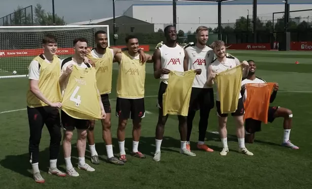 The winning team celebrates