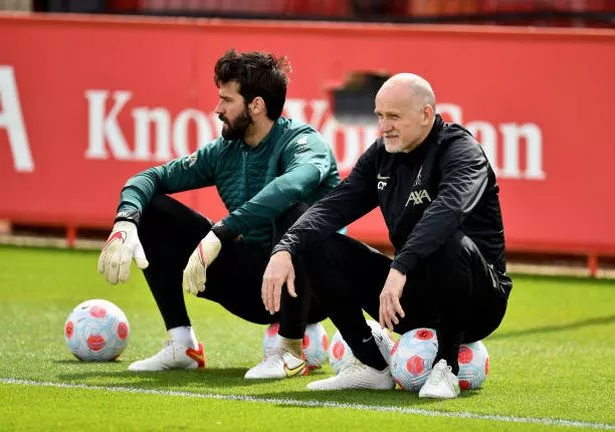 Alisson and Claudio Taffarel