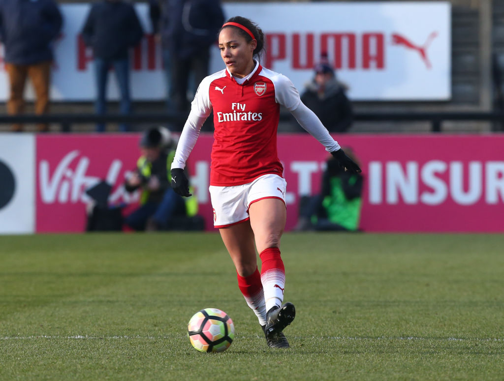 Alex Scott playing for Arsenal