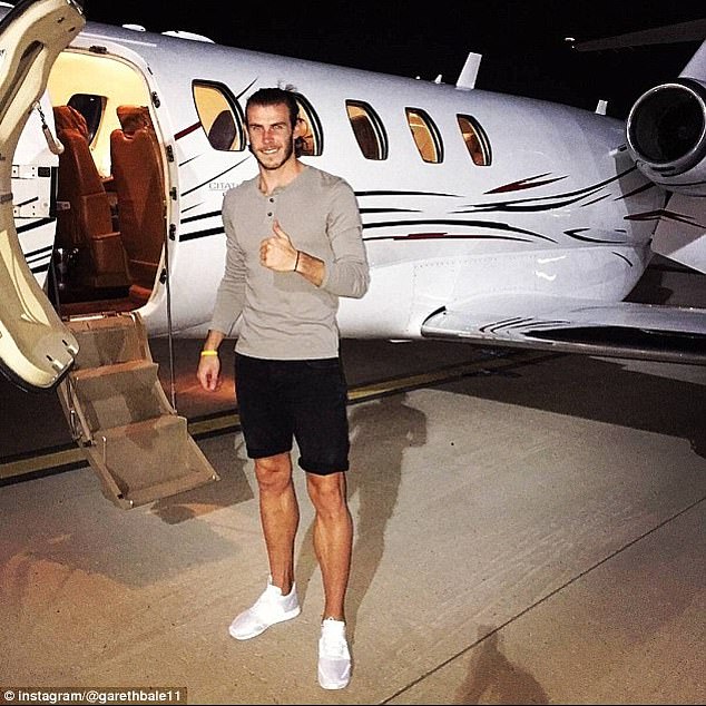 Gareth Bale football players who own private jet