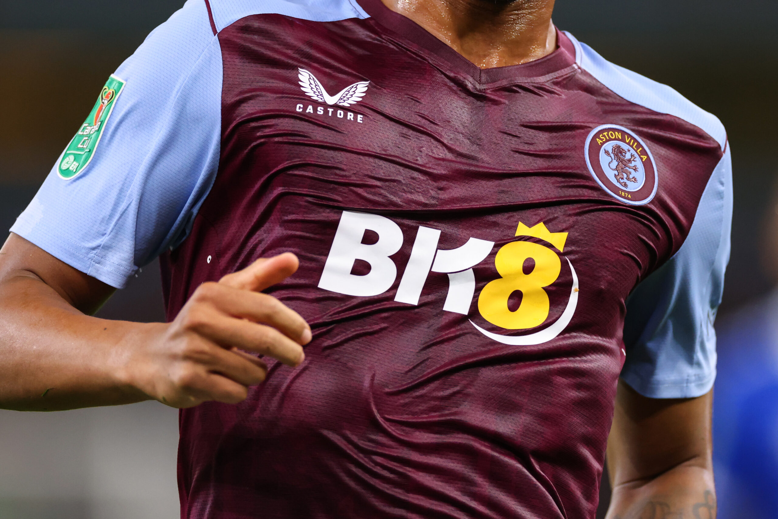 Aston Villa's infamous wet-look kit