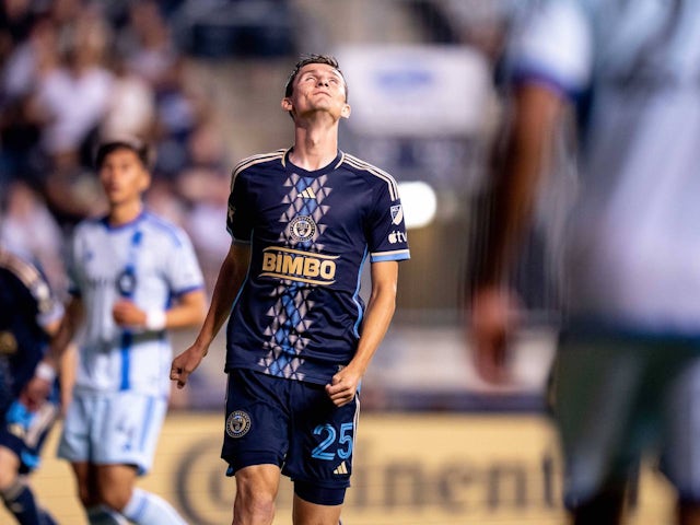 Philadelphia Union striker Chris Donovan on June 29, 2024