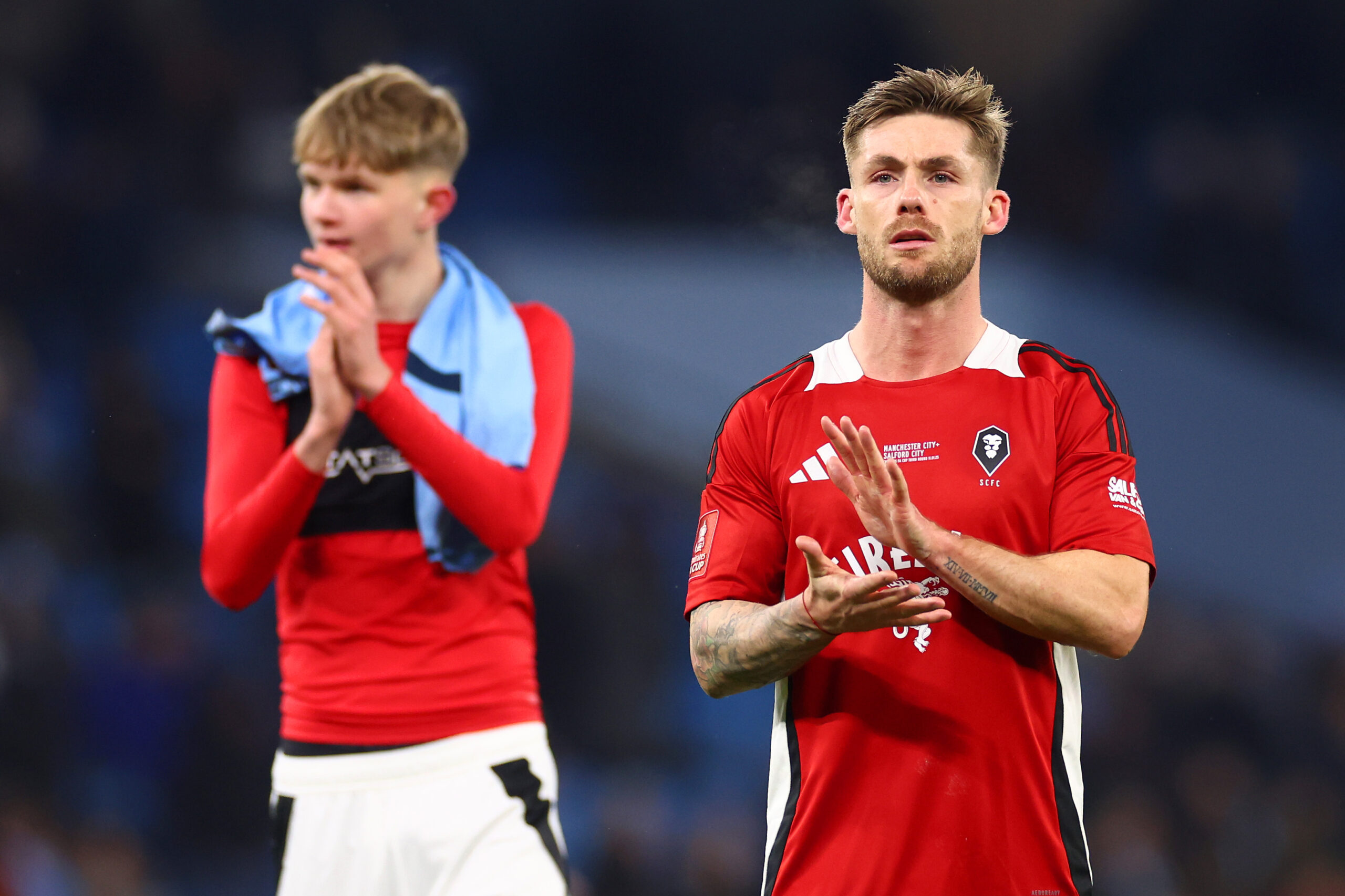 Salford City were beaten 8-0 by Manchester City in the FA Cup 3rd round earlier this season