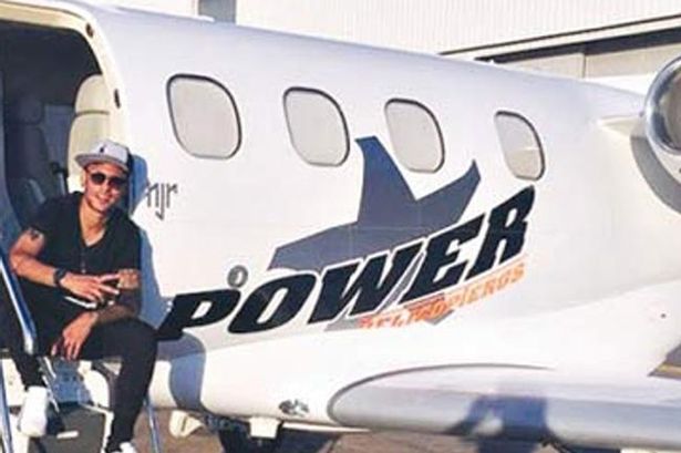 Neymar Private jet