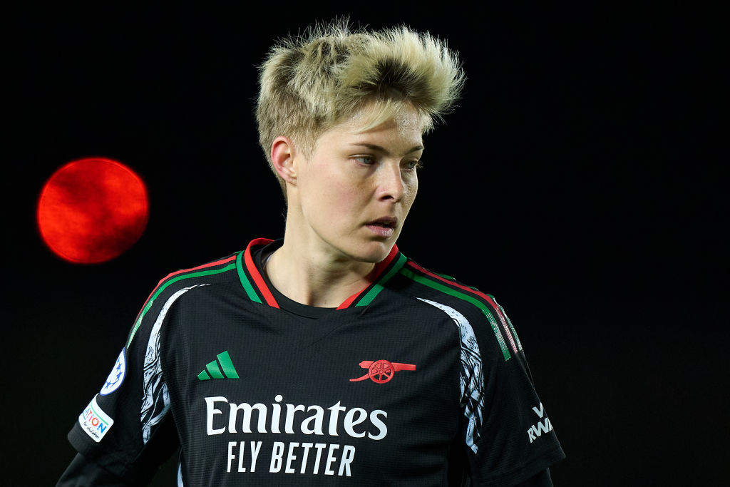 Lina Hurtig in training for Arsenal