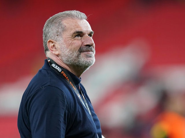 Tottenham Hotspur manager Ange Postecoglou pictured on May 21, 2025