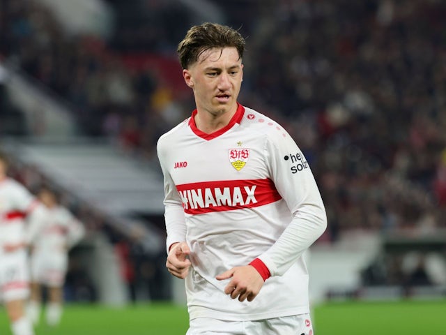 Stuttgart's Angelo Stiller on April 25, 2025