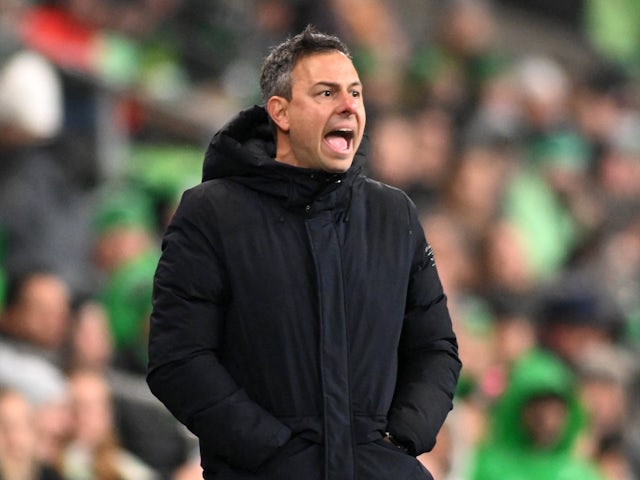 Austin FC manager Nico Estevez on February 22, 2025