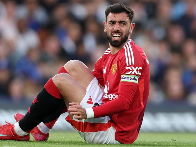 Manchester United's Bruno Fernandes on May 16, 2025