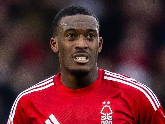 Nottingham Forest's Callum Hudson-Odoi on January 19, 2025