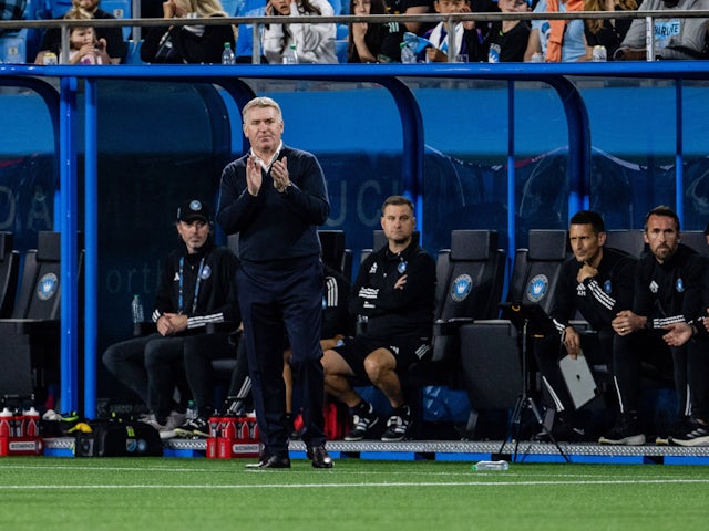 Charlotte FC head coach Dean Smith pictured on March 30, 2024