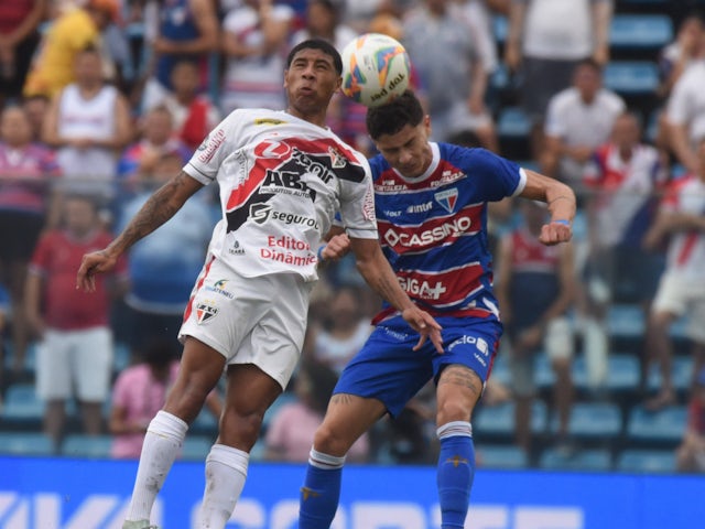 Fortaleza's Diogo Barbosa pictured on April 10, 2025
