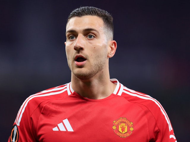 Manchester United's Diogo Dalot pictured on April 17, 2025