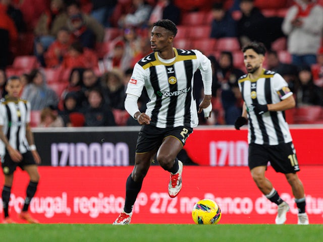 Nacional's Djibril Soumare pictured on March 8, 2025