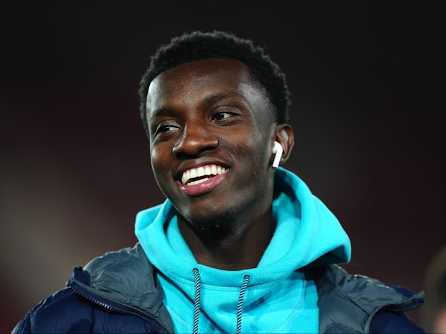 Crystal Palace's Eddie Nketiah pictured on October 21, 2024