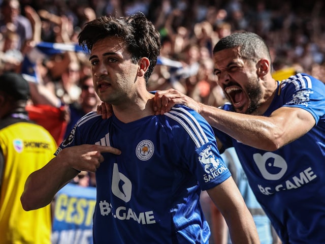 Facundo Buonanotte of Leicester City on May 11, 2025