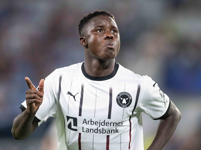 Midtjylland striker Franculino on August 28, 2024