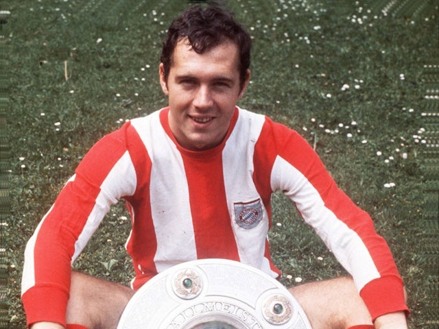 Bayern Munich's Franz Beckenbauer pictured in 1968