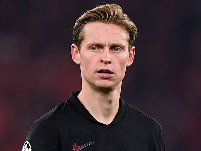 Barcelona's Frenkie de Jong pictured on March 5, 2025