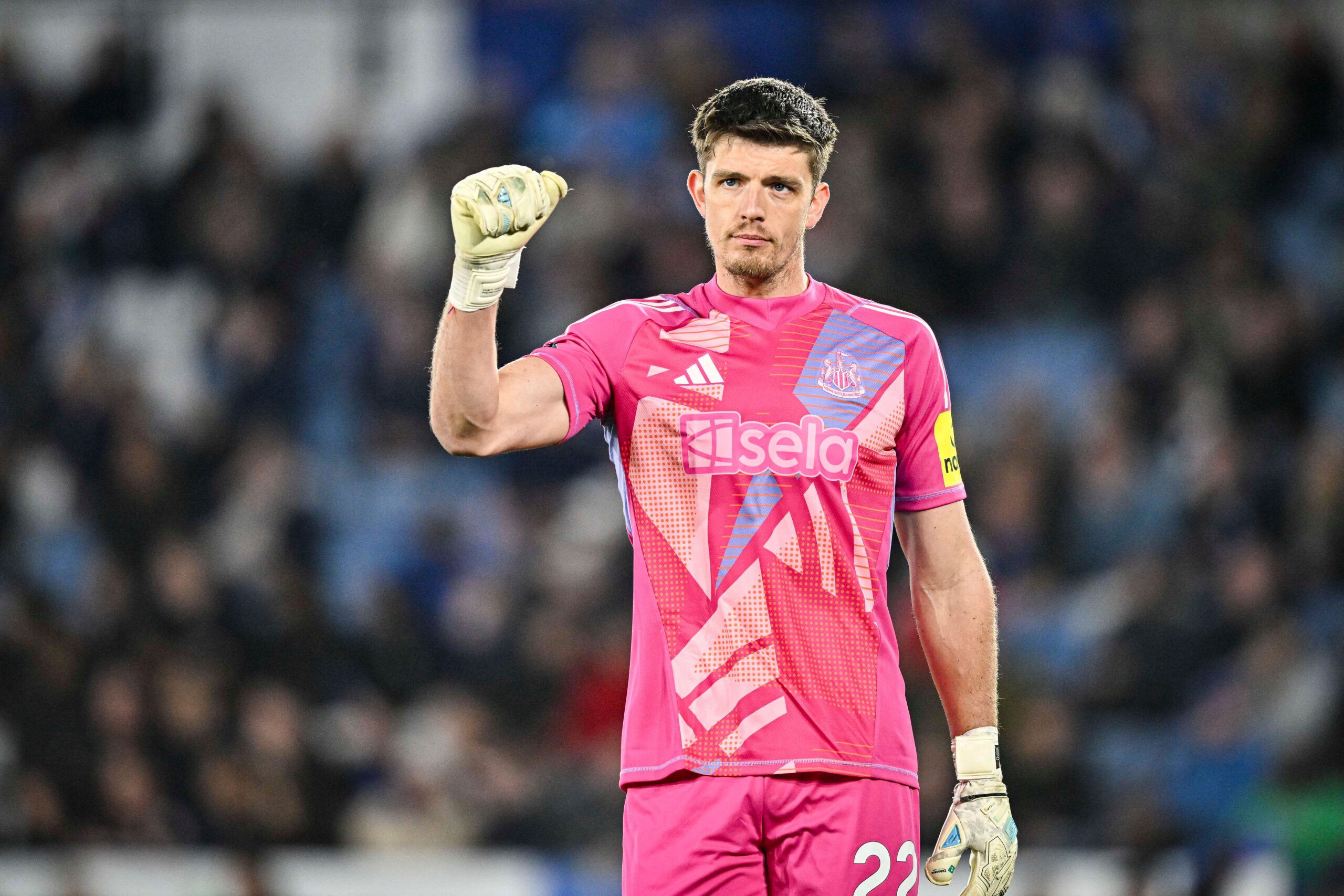 Newcastle United goalkeeper Nick Pope, April 2025