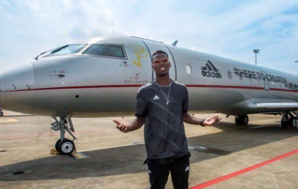 Paul Pogba Private jet