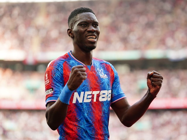 Crystal Palace's Ismaila Sarr pictured on April 26, 2025