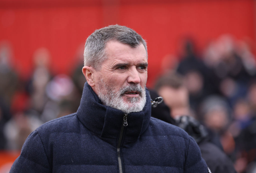 Roy Keane on the sidelines