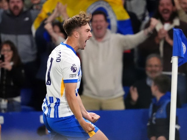 Jack Hinshelwood scores for Brighton & Hove Albion on May 19, 2025