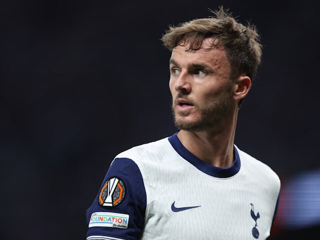 Tottenham Hotspur's James Maddison pictured on May 1, 2025