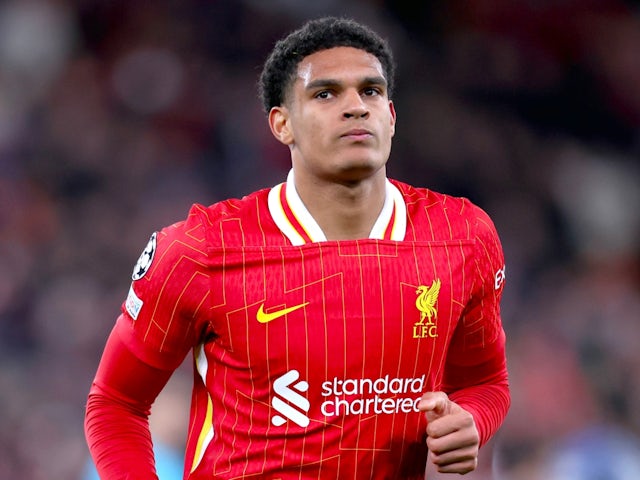 Liverpool's Jarell Quansah on March 11, 2025