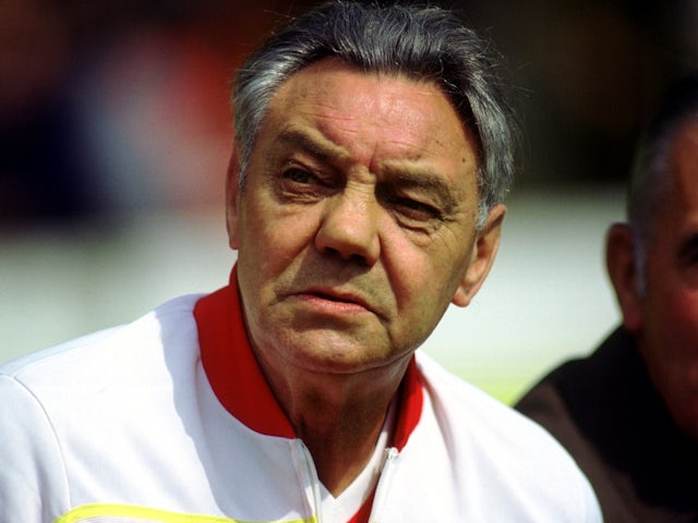 Joe Fagan pictured on May 14, 1983