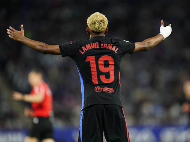 Barcelona's Lamine Yamal on May 15, 2025