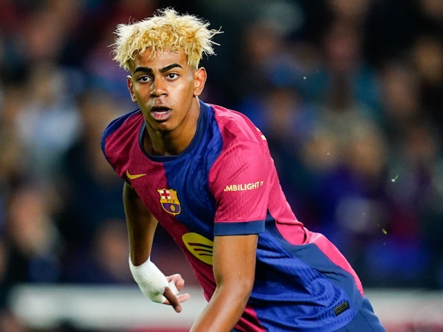 Barcelona's Lamine Yamal on April 30, 2025