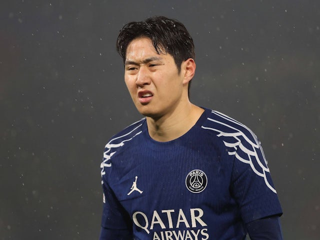 Paris Saint-Germain's Lee Kang-in on January 22, 2025