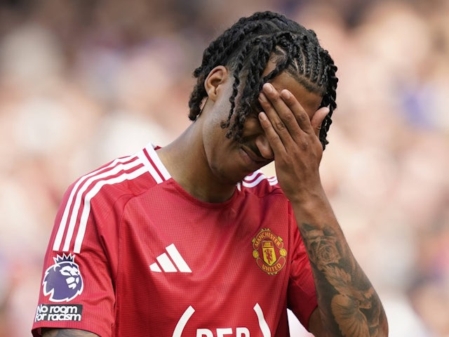 Manchester United's Leny Yoro on May 11, 2025